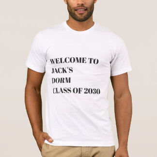Personalised Class of 2030 Dorm Room Door Sign for T-Shirt