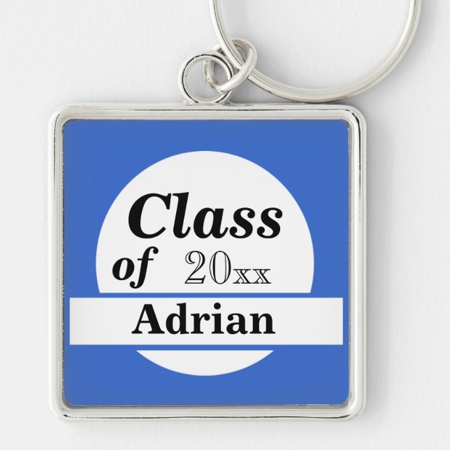 Personalised Class of (enter year) keychain (Front)