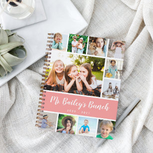 Personalised Class Photo Collage Teacher Notebook
