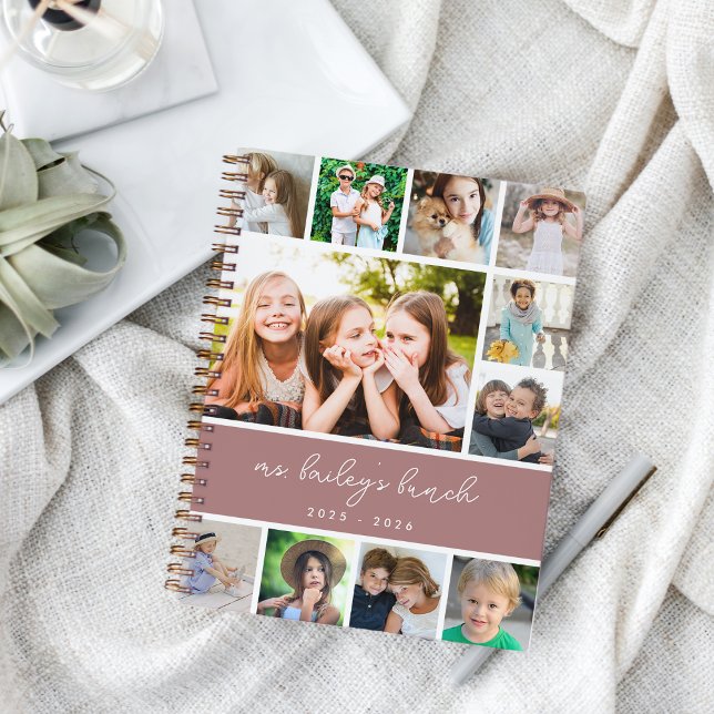 Personalised Class Photo Collage Teacher Notebook (Creator Uploaded)