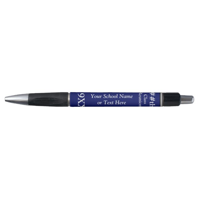 Personalised Class Reunion Pens Year, Text, (Front)