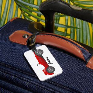 Personalised Classic Car Gifts Luggage Tag