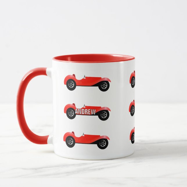 Personalised Classic Car Gifts Mug (Left)