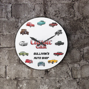  Personalised Classic Car Large Clock
