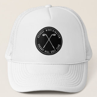 Personalised classic custom golf club bla trucker hat