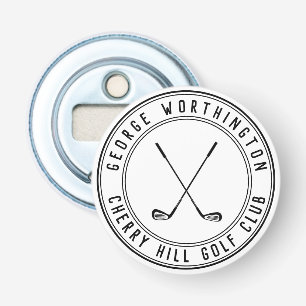 Personalised classic custom golf country club bottle opener