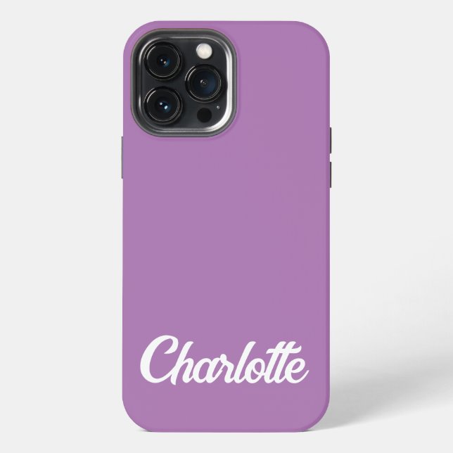 Personalised Classic Elegant Monogram iPhone  Case (Back)