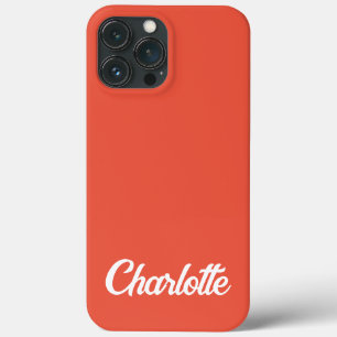 Personalised Classic Elegant Monogram iPhone. iPhone 13 Pro Max Case