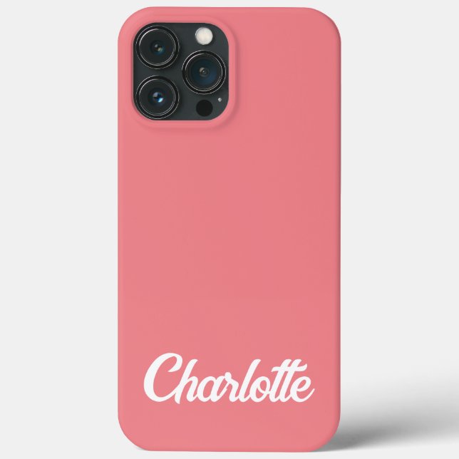 Personalised Classic Elegant Monogram iPhone. Case-Mate iPhone Case (Back)