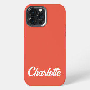 Personalised Classic Elegant Monogram iPhone. iPhone 13 Pro Max Case