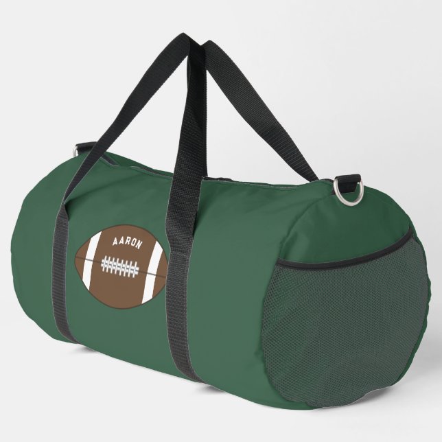  Personalised Classic Football Duffel Bag Gift (Right Corner)