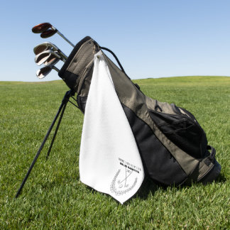 Personalised Classic Golf Club Name Towel
