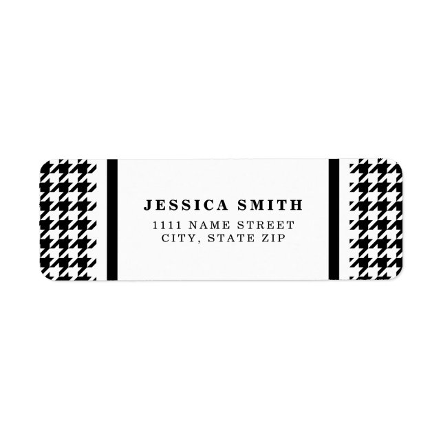 Personalised Classic houndstooth pattern Dogstooth (Front)
