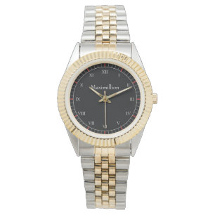 Personalised Classic Maximillion Black Watch