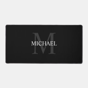 Personalised Classic Monogram and Name Desk Mat