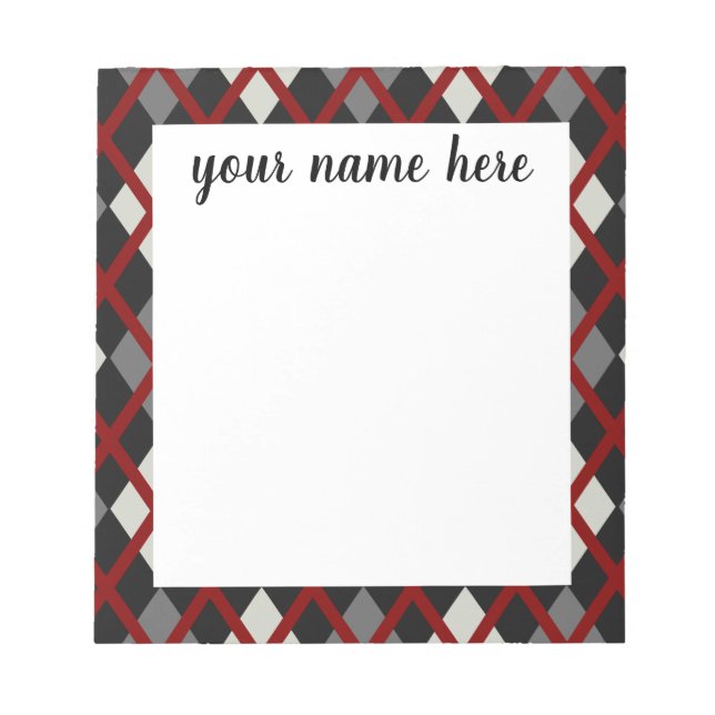 Personalised Classic Notepad (Front)