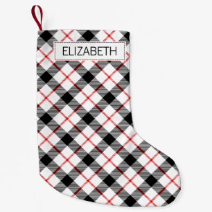 Personalised Classic Plaid Christmas Stocking