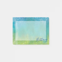 Personalised Classical Music Composers Blue Green
