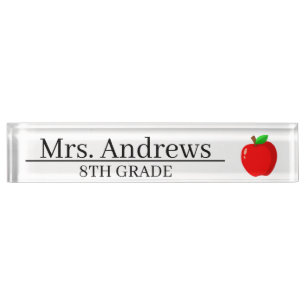 Personalised Classroom Educator Office Name Nameplate