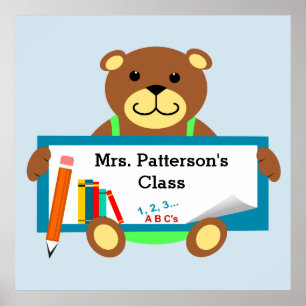 Personalised Classroom Posters