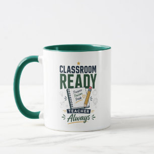 Personalised Classroom Ready Teacher Gift Mug