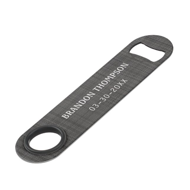 Personalised Classy Dark Steel Grey Chic (Front Angled)