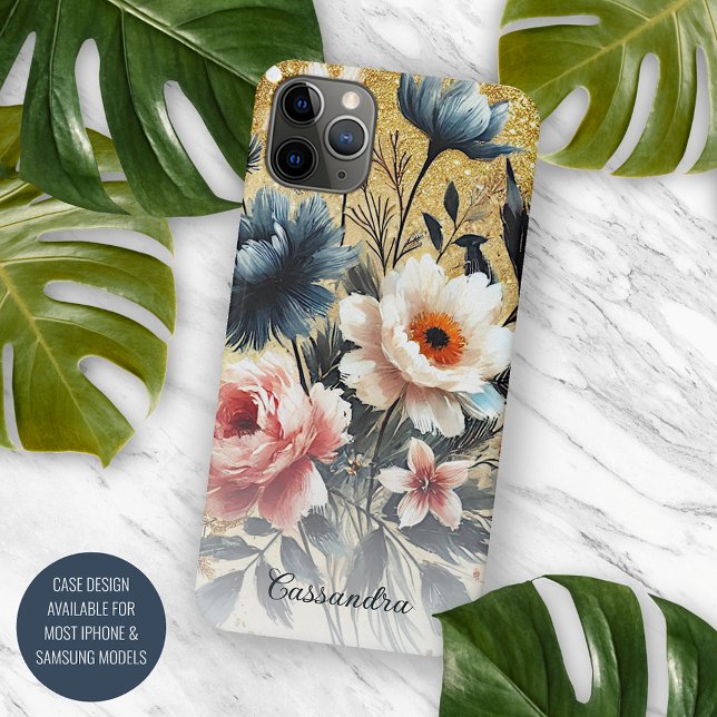 Personalised Classy Fine Art Botanical Painting Case-Mate iPhone Case (Creator Uploaded)