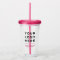 Personalised Clear Tumbler with Straw