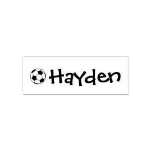 Personalised Clothing Soccer Self-inking Stamp
