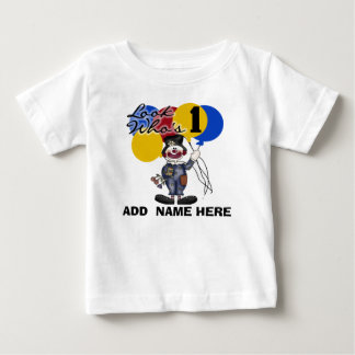 Personalised Clown 1st Birthday Tshirt