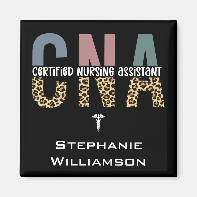 Personalised CNA Certified Nursing Assistant Magnet (Front)