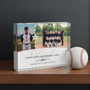 Personalised Coach Appreciation Gift Team Photos