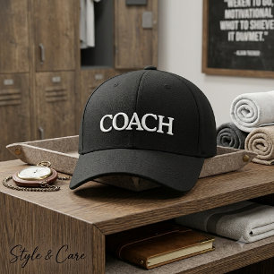 Personalised COACH Basic Flexfit Wool Cap