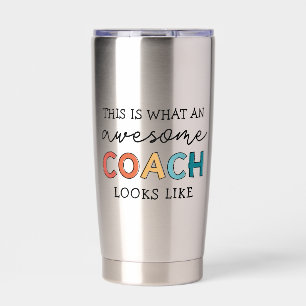 Personalised Coach Funny Awesome Coach Insulated Tumbler