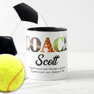 Personalised Coach name players  Mug