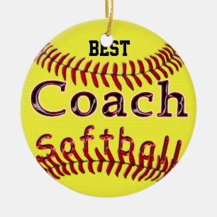 Personalised Coach Ornament Softball Coach Gifts