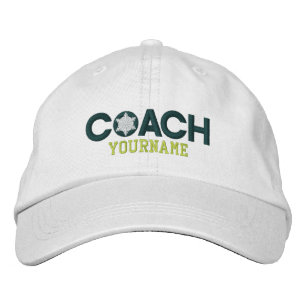 Personalised Coach Snowflakes Embroidered Hat