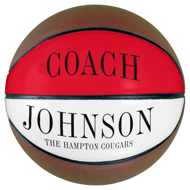 Personalised Coach Team Basketball (Front)