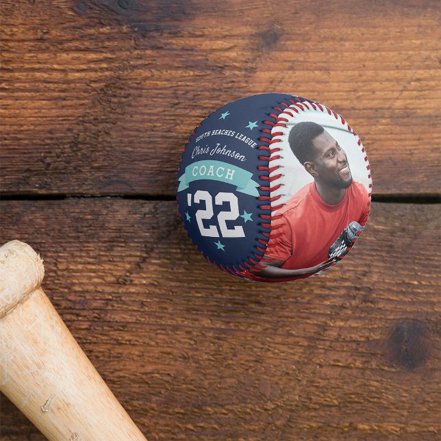 Personalised Coach Team Roster & Photo Baseball (Creator Uploaded)