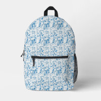 Personalised Coastal Blue Name Backpack
