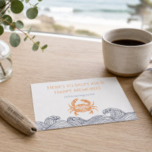 Personalised Coastal Guesthouse Thank You Card