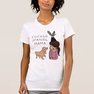 Personalised Cocker Spaniel Mama  T-Shirt