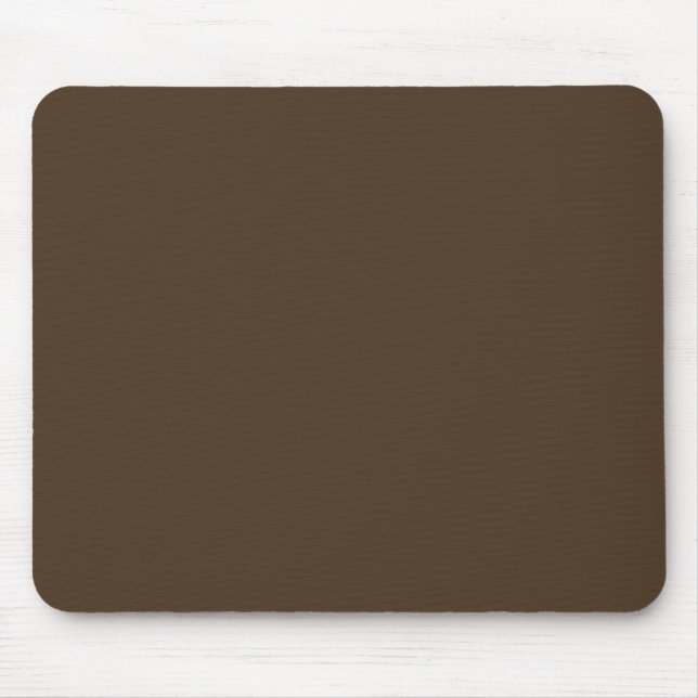 Personalised Coffee Brown Single Coloured Mouse Pad (Front)