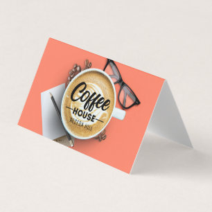 Personalised Coffee House Business Card