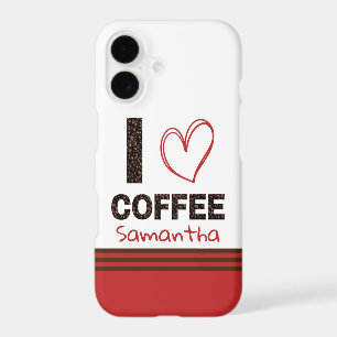 Personalised Coffee Lover Name Coffee Bean Art
