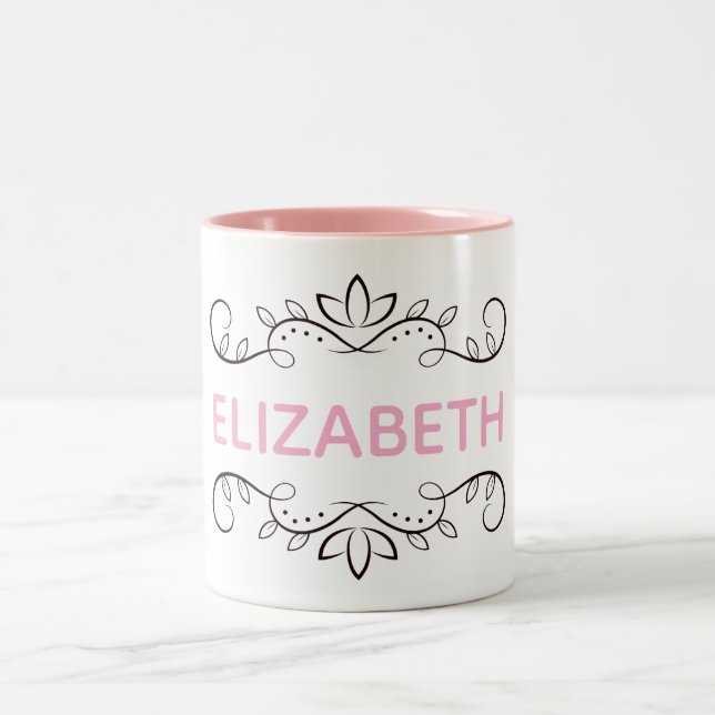 Personalised coffee mug any name (Center)