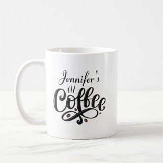 Personalised Coffee Mug, Custom Bistro Cup, Engrav Mug