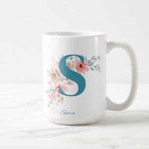 Personalised Coffee Mug Letter S