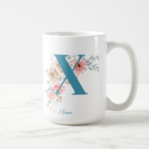 Personalised Coffee Mug Letter X
