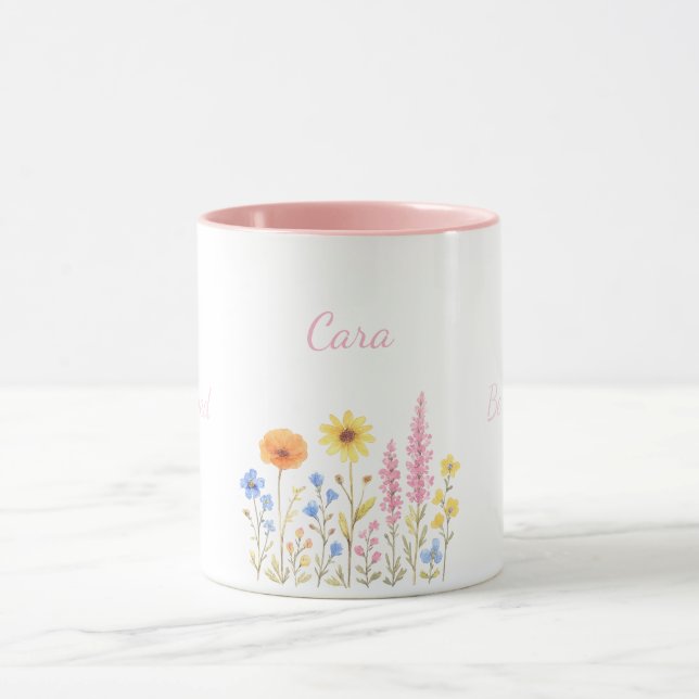 Personalised Coffee Mugs, Cara Name Mug (Center)
